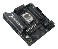 Asus TUF GAMING B850M-E WIFI | Processor family AMD | Processor socket AM5 | DDR5 | Supported hard disk drive interfaces SATA, M.2 | Number of SATA connectors 4 – pilt 3