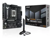 Asus TUF GAMING B850M-E WIFI | Processor family AMD | Processor socket AM5 | DDR5 | Supported hard disk drive interfaces SATA, M.2 | Number of SATA connectors 4 – pilt 7