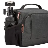 Case Logic Era | DSLR camera shoulder bag | Obsidian black – pilt 14