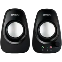 Speakers SVEN 190, black, USB, power output 2x3W (RMS) – pilt 2