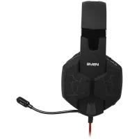 Gaming headphones with microphone SVEN AP-U988MV black-red