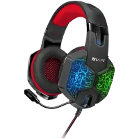 Gaming headphones with microphone SVEN AP-U988MV black-red