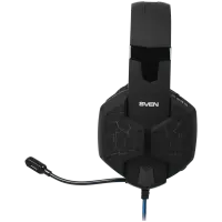 Gaming headphones with microphone SVEN AP-U980MV black-blue (USB, LED, 7.1) – pilt 2