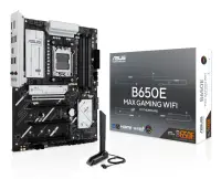 Asus B650E MAX GAMING WIFI | Processor family AMD | Processor socket AM5 | DDR5 | Supported hard disk drive interfaces SATA, M.2 | Number of SATA connectors 4 – pilt 7