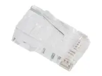 Lanberg | RJ45 CAT.6 UTP Plug 8P8C PASS Through Type, 100 pcs | PLU-6000EZ | Transparent