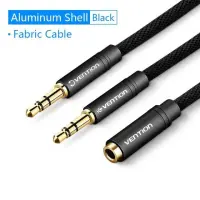 CABLE AUDIO 2X3.5MM TO 3.5MM/0.3M BBTBY VENTION – pilt 2