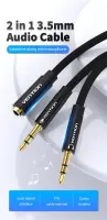 CABLE AUDIO 2X3.5MM TO 3.5MM/0.3M BBTBY VENTION – pilt 4