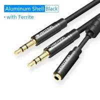 CABLE AUDIO 2X3.5MM TO 3.5MM/0.3M BBTBY VENTION – pilt 8