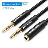 CABLE AUDIO 2X3.5MM TO 3.5MM/0.3M BBTBY VENTION – pilt 10