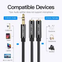 CABLE AUDIO SPLITTER 0.3M/BBSBY VENTION – pilt 5