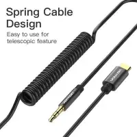 CABLE AUDIO 3.5MM TO USB-C/1.5M BLACK BGABG VENTION – pilt 2