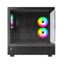 Case|MONTECH|XR|MidiTower|Not included|ATX|MicroATX|MiniITX|Colour Black|XR(B) – pilt 6