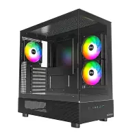 Case|MONTECH|XR|MidiTower|Not included|ATX|MicroATX|MiniITX|Colour Black|XR(B) – pilt 7