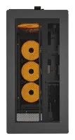 Case|MONTECH|HS02 PRO|MidiTower|Case product features Removeable HDD basket/Transparent panel|Not included|ATX|MicroATX|MiniITX|Colour Black|HS02PRO(B) – pilt 2
