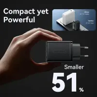 MOBILE CHARGER WALL 65W USB/3P BLACK FERB0-EU VENTION