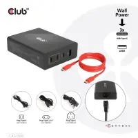 CLUB3D CAC-1906 mobiilseadme laadija Universaalne Must DC (alalisvool) Hoonesisene – pilt 7