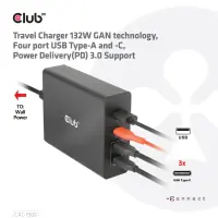 CLUB3D CAC-1906 mobiilseadme laadija Universaalne Must DC (alalisvool) Hoonesisene – pilt 26