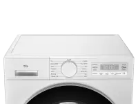TCL | Washing machine | FF0844WA0 | Energy efficiency class A | Front loading | Washing capacity 8 kg | 1400 RPM | Depth 52 cm | Width 60 cm | Display | LED | Steam function | Wi-Fi | White