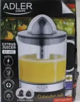 SALE OUT. Adler AD 4012 Citrus Juicer, 2 Pressing Cups for Big and Small Citrus Fruits, 40W, Black | Adler Citrus Juicer | AD 4012 | Type  Citrus juicer | Black | 40 W | Number of speeds 1 | DAMAGED PACKAGING – pilt 3