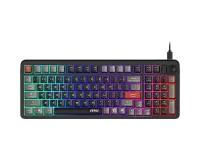 MSI FORGE GK110 US | Gaming keyboard | Wired | US | Black | USB 2.0 | Membrane