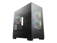Deepcool Case | CG380 3F | Black | Micro ATX