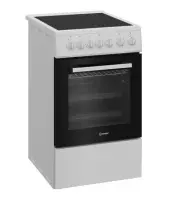INDESIT Cooker | IS5V5GSW/P | Hob type Ceramic | Oven type  Electric | White | Width 50 cm | Depth 60 cm | Energy efficiency class A | 55 L – pilt 4