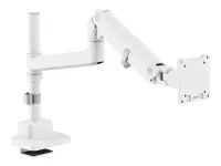 Digitus Desk Mount | DA-90476 Single Monitor Mount | Height, tilt, pivot, rotation, depth | 57 " | Maximum weight (capacity) 27 kg | White