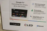 SALE OUT. Sharp 50HP6265E 50" (126cm) QLED 4K Ultra HD Google TV, Dolby Vision, Dolby Atmos, Central Stand | Sharp 50HP6265E | 50 | Smart TV | Google TV | UHD | Black | DAMAGED PACKAGING – pilt 6