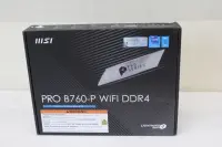 SALE OUT. MSI PRO B760-P WIFI DDR4 | Processor family Intel | Processor socket LGA1700 | DDR4 | Supported hard disk drive interfaces SATA, M.2 | Number of SATA connectors 4 | USED, REFURBISHED, WITHOUT ACCESSORIES AND ORIGINAL PACKAGING, ONLY BACK PANEL INCLUDED
