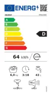 INDESIT | Washing Machine | IMA630EE | Energy efficiency class D | Front loading | Washing capacity 6 kg | 1000 RPM | Depth 45 cm | Width 60 cm | White – pilt 3