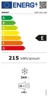 INDESIT Freezer | FINS 1261 S4E | Energy efficiency class E | Upright | Free standing | Height 171 cm | Total net capacity 244 L | Silver – pilt 5