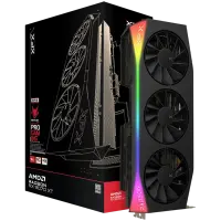 XFX Mercury AMD Radeon RX 9070XT OC Gaming Edition with RGB 16GB GDDR6, HDMI 3xDP