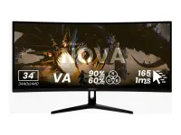 Arozzi | Nova | 34 " | VA | QHD | 21:9 | 165 Hz | 1 ms | 3440 x 1440 pixels | 350 cd/m² | HDMI ports quantity 2 | Black – pilt 8
