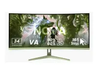 Arozzi | Nova | 34 " | VA | UWQHD | 21:9 | 165 Hz | 1 ms | 3440 x 1440 pixels | 350 cd/m² | HDMI ports quantity 2 | Forest Green – pilt 2