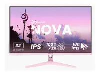 Arozzi | Nova | 32 " | IPS | QHD | 16:9 | 180 Hz | 1 ms | 2560 x 1440 pixels | 300 cd/m² | HDMI ports quantity 2 | Pink – pilt 9