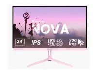 Arozzi | Nova | 24 " | IPS | 16:9 | 200 Hz | 1 ms | 1920 x 1080 pixels | 300 cd/m² | HDMI ports quantity 1 | Pink – pilt 7