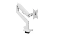 Arozzi Desk Mount | Neo Single - Gas Spring Monitor Arm AZ-ALZARE-NEO-WT | Tilt, Swivel, Rotation | Maximum weight (capacity) 9 kg | White