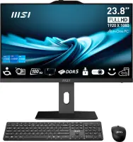 Monoblock PC|MSI|CPU Intel|Intel® CoreT i5|i5-14400|RAM 16 GB|DDR5-SDRAM|Screen 23.8 "|1920 x 1080 pixels|Storage 512 GB|SSDs 516 GB|Not available|On-board graphics Yes|Intel UHD Graphics 730|Black|PROAP242P14M-649XEU – pilt 2