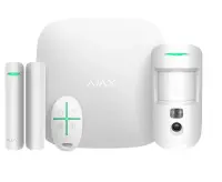 ALARM SECURITY STARTERKIT CAM/HDR WHITE 156253 AJAX