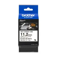 BROTHER Heat Shrink Tube Black on White