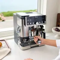 NINJA | Coffee Maker | ES701EU Luxe Café Pro | Pump pressure 9 bar | Built-in milk frother | Ground | 1650 W | Black/Stainless Steel – pilt 5