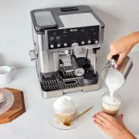 NINJA | Coffee Maker | ES701EU Luxe Café Pro | Pump pressure 9 bar | Built-in milk frother | Ground | 1650 W | Black/Stainless Steel – pilt 6