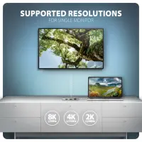 AXAGON USB-C 10Gbps DUAL 4K DISPLAY 7in1 hub | HMC-CUB83X2 – pilt 12