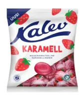 Karamell KALEV Maasikamaitseline, 120g