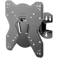 ONKRON Full Motion TV Wall Mount for 17 to 43-inch Flat Panel TVs Digital Panels 35 kg, Black