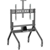 ONKRON Mobile TV stand with bracket 60"-120" Screens up to 150 kg, Black