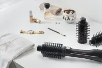 Rowenta | Styling Hair Brush | CF9620 | Temperature (max) 80 °C | Number of heating levels 3 | Black/Gold Rose – pilt 11