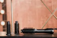 Rowenta | Styling Hair Brush | CF9620 | Temperature (max) 80 °C | Number of heating levels 3 | Black/Gold Rose – pilt 15