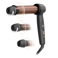 Rowenta CF4620E0 | Twist Curl Curling Iron | Ceramic heating system | Ion conditioning | Barrel diameter 27, 32. 38 mm | Temperature (min) 150 °C | Temperature (max) 210 °C | Number of heating levels 4 | Display LCD | 86 W | Black/Copper – pilt 12