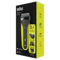 Braun Shaver | 300BT Series 3 | Operating time (max) 30 min | NiMH | Black